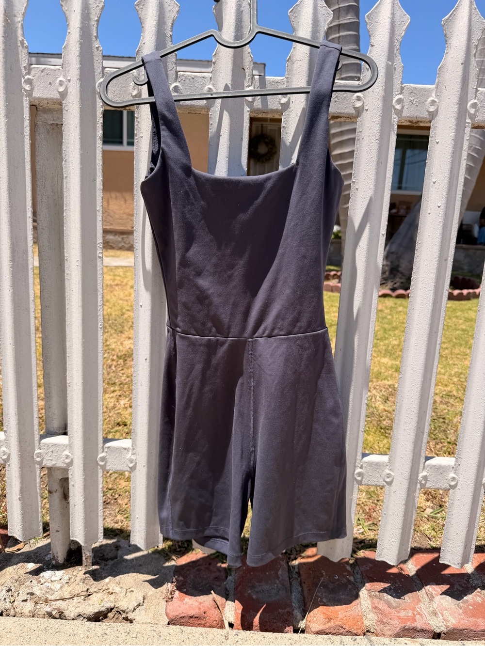 Sincerely Jules Black Sleeveless Square-Neck Romper